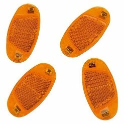 BAUHAUS Fischer Speichenreflektor 4 Stk., Orange