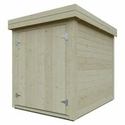 BAUHAUS Gerätehaus Außenbreite Inkl. Dachüberstand: 164 Cm, Außentiefe Inkl. Dachüberstand: 221 Cm, Holz, Natur