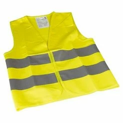 BAUHAUS Kinder- & Jugendwarnweste Kindereinheitsgröße, Neongelb