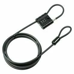 BAUHAUS Burg-Wächter Zahlen-Kabelschloss 725 300 Snap+Lock Länge: 300 Cm, Stärke: 6 Mm